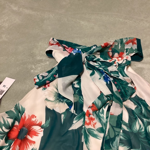 Donna Ricco maxi dress, tropical design, size 14, NWT - Picture 10 of 12